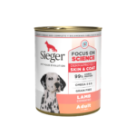 Lata Sieger Dogs Derma Cordero X 340 Gr
