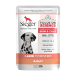 Pouch Sieger Dog Derma Cordero X 100 Grm