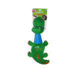 Gigwi Crocodile Plush Dog Toy With Tpr Neck 8482