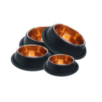 Comedero Inox N3 Bicolor Cobre 17 Cm Coi78