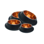 Comedero Inox N5 Bicolor Cobre 25 Cm Coi80