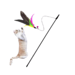 Varita Para Gato Tubos Con Plumas Sy046