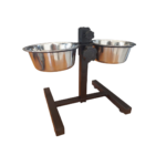 Comedero Doble Atura Reg, 0.9 L Bp417