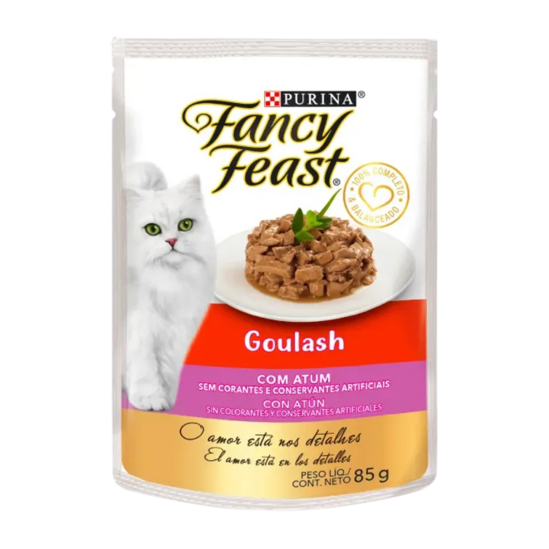 1984 Pouch Fancy Feast Goulash Atun X 85 Grm - Imagen 1