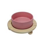 Comedero Ceramica Con Soporte Redondo Cr04