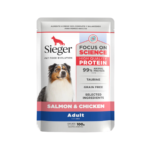 Pouch Sieger Dog Salmon Y Pollo X 100 Grm