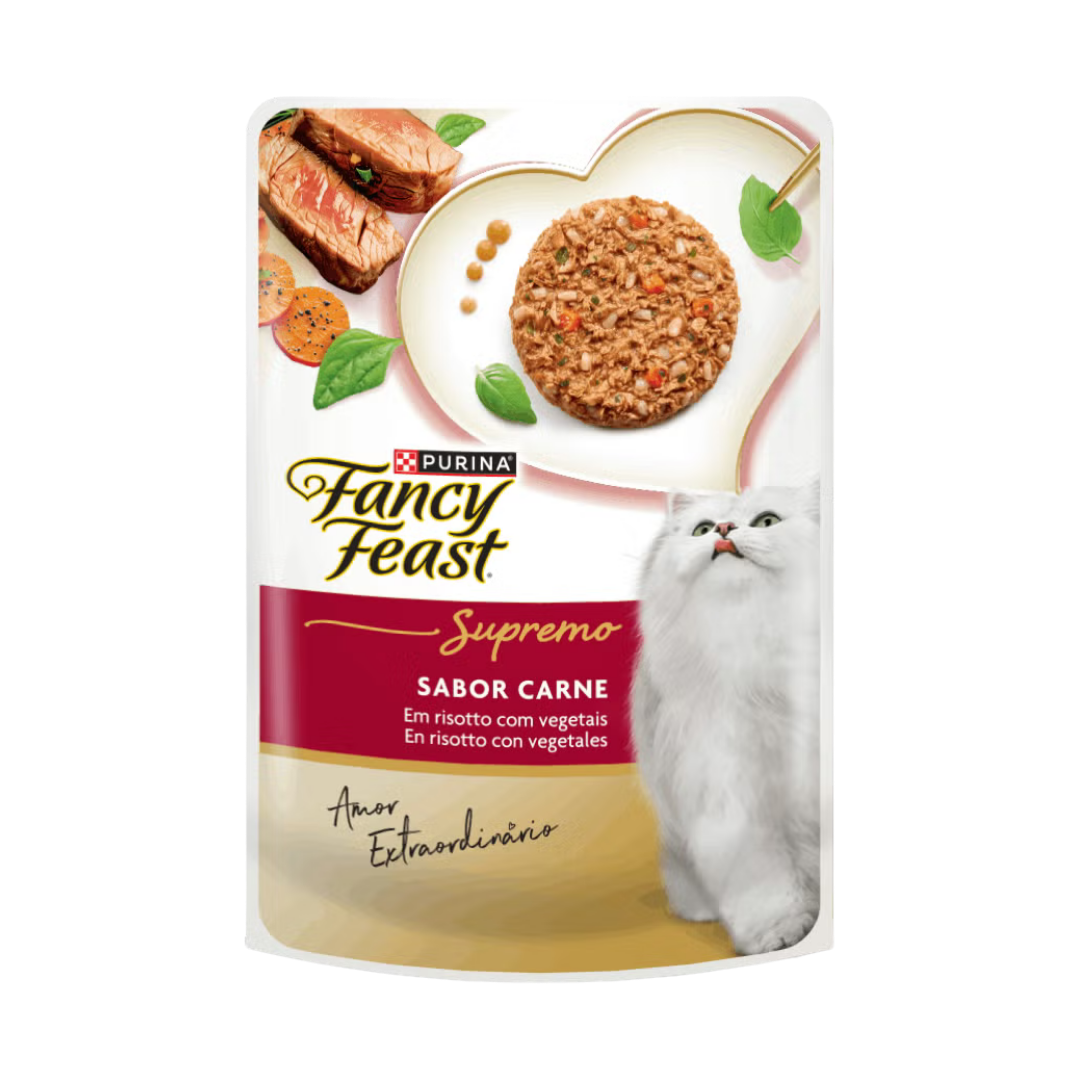 2484 Pouch Fancy Feast Supreme Beef X 75 Grm - Imagen 1