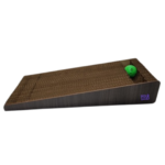 Rascador Carton Rampa Con Pelota PoopyPets 48 X 19 X 7