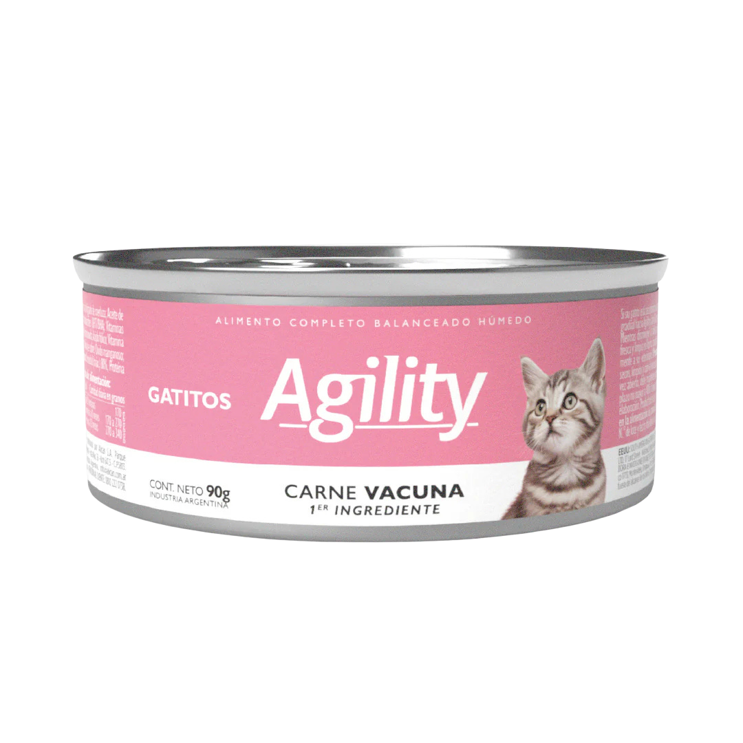 2857 Lata Agility Cats Kitten X 90 Gr - Imagen 1