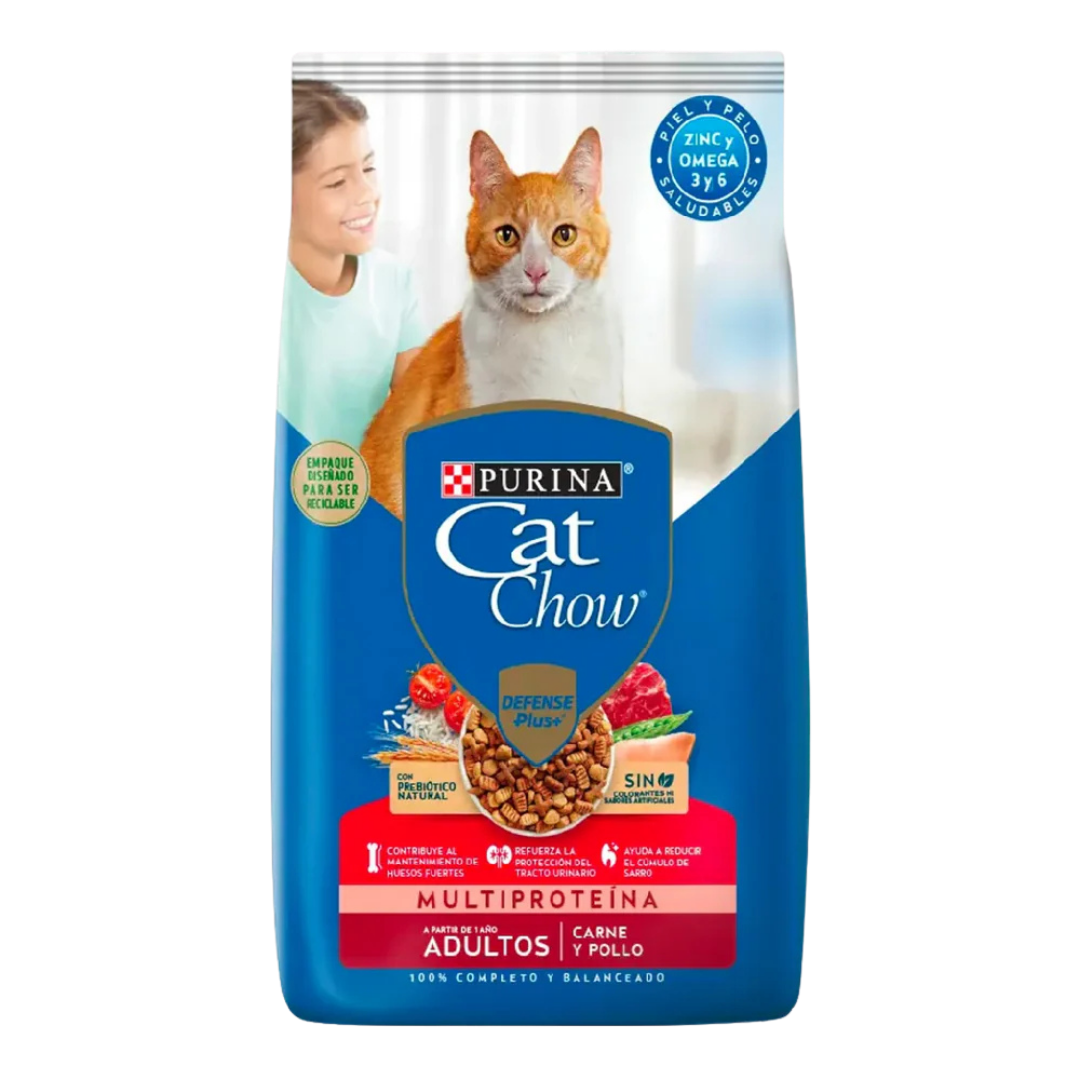 3014 Cat Chow Adult Carne Y Pollo X 0,500 Gr - Imagen 1