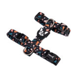 Pretal Doble Agarre Rocky Negro Pr-013001 - Xs
