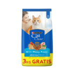 Cat Chow Adult Pescado Y Pollo X 15 Kg + 3 Kg Gratis