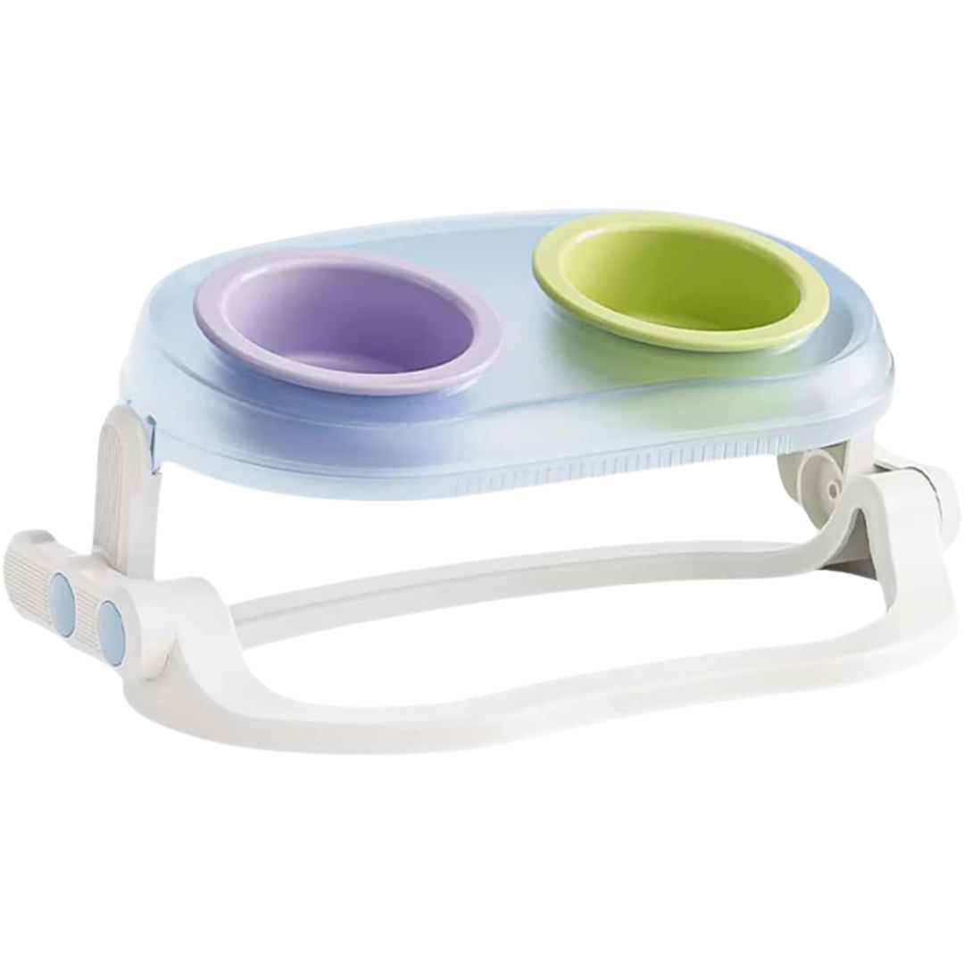 366 Comedero Ajustable En Altura Doble Bowl Ceramico Sd164 - Imagen 1