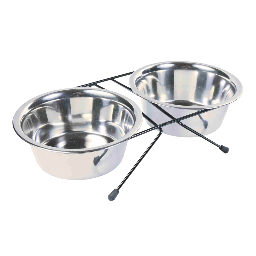3661 Set Comederos 2 X 0,450 L 12 Cm 24831 - Imagen 1