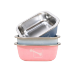 Bowl Acero Cuadrado Grande Syt130