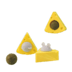 Juguete Queso Con Dispensador