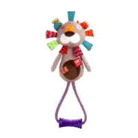 Gigwi Lion Plush Friendz W/Tpr Johny Stick 6196