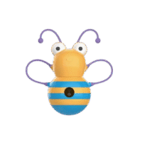 Gigwi Busy Bee Treat Dispenser Infused Catnip 7517