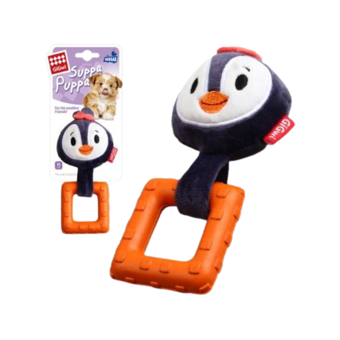 3981 Gigwi Suppa Puppa Penguin S Siza Squeaker In 8013 - Imagen 1