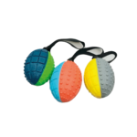 Pelota Rugby Dos Colores C/Sonido Y Tirador Sy411