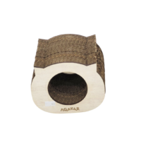 Rascador Carton Cara Gato N1 (Largo15,Alto12,5,Ancho12,5)