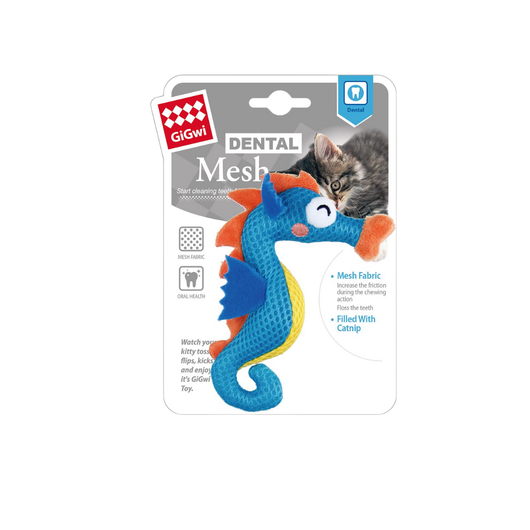 49 Gigwi Dental Mesh Sea Horse Blue 7461 - Imagen 1