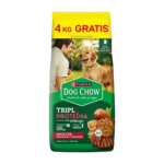 Dog Chow Adulto Med Y Gran Triple Prot X 20 Kg + 4 Kg Gratis