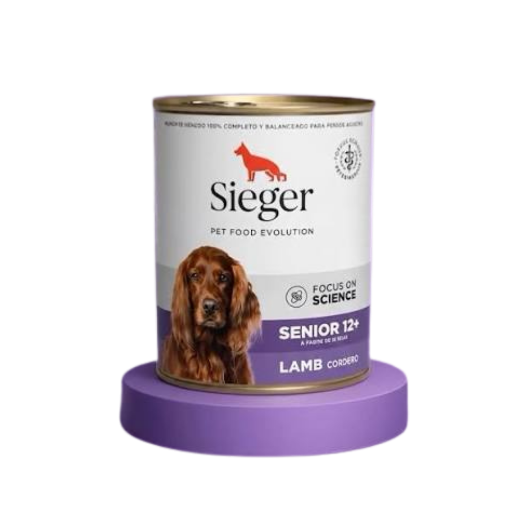 954 Lata Sieger Dogs Senior +12 X 340 Grm - Imagen 1
