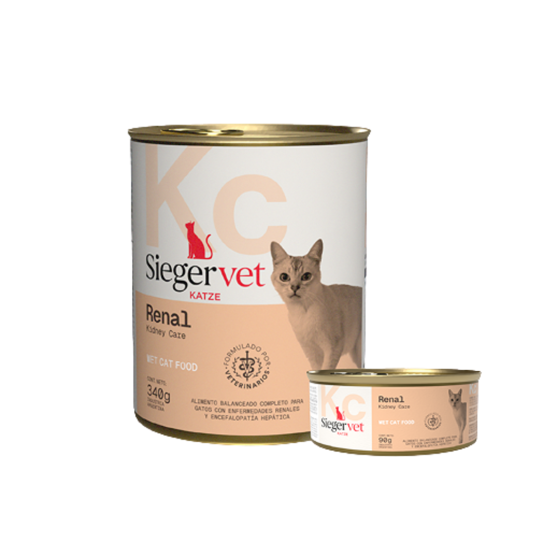 965 Lata Sieger Cat Vet K.C Kidney Care X 340 Grm - Imagen 1