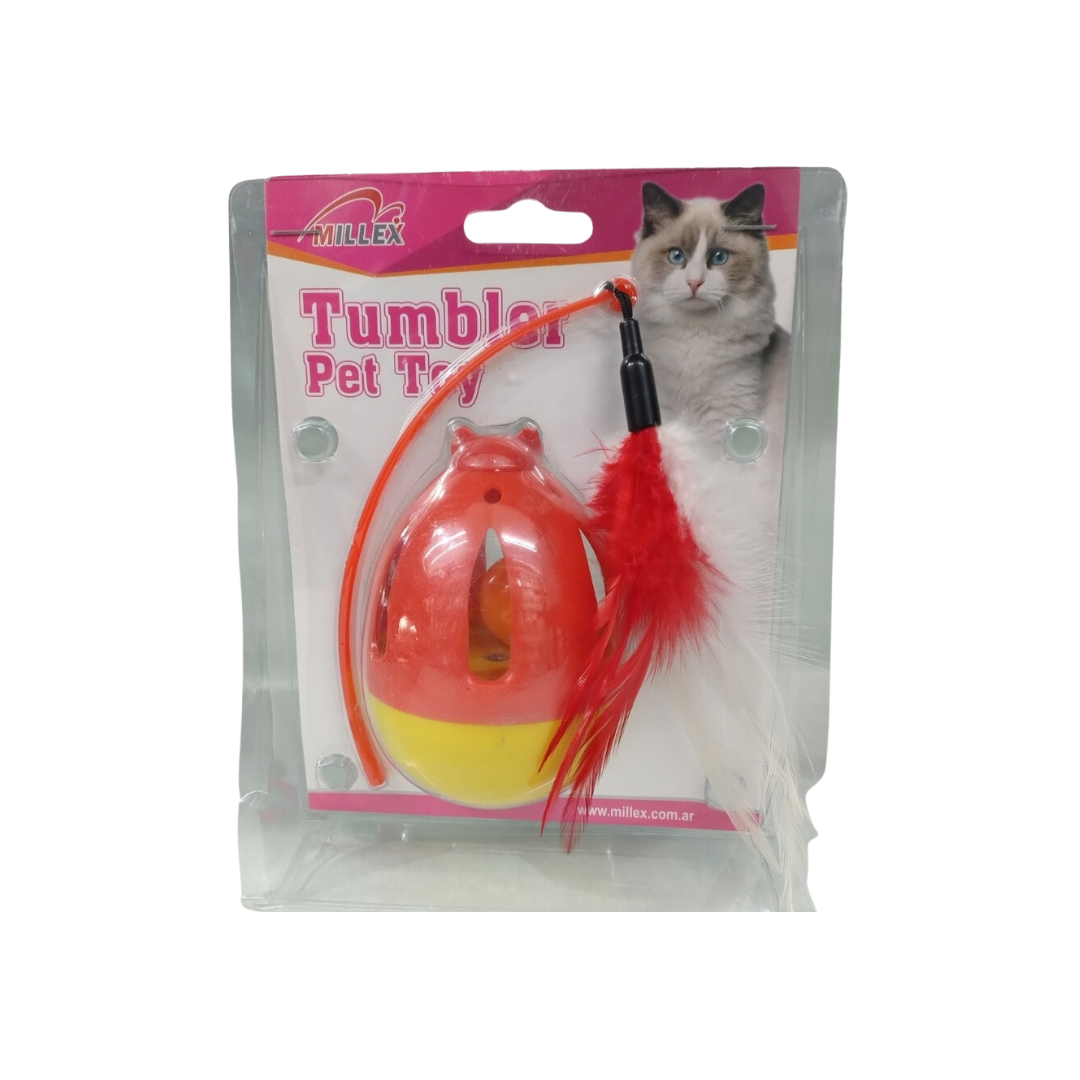 Diseño sin título (4) Juguete Gato Woobly Con Plumas 553178 - Imagen 1