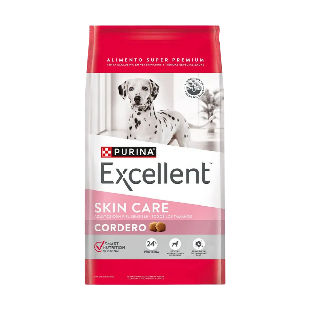 EXC DOG SKIN X 15 Excellent Dog Adult Skin Care Cordero X 15 Kg - Imagen 1